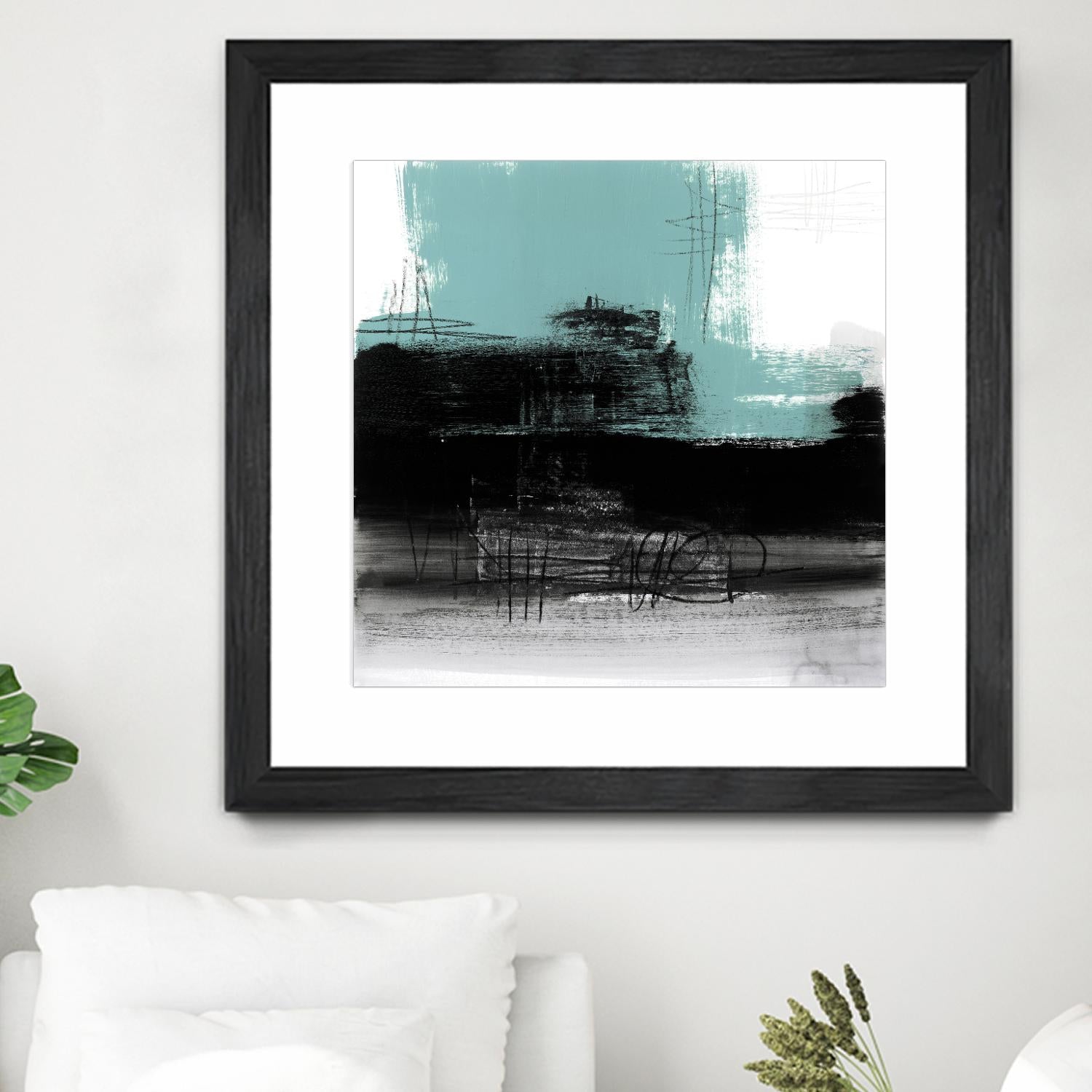 Sandstone C by Franka Palek on GIANT ART - turquoise abstract