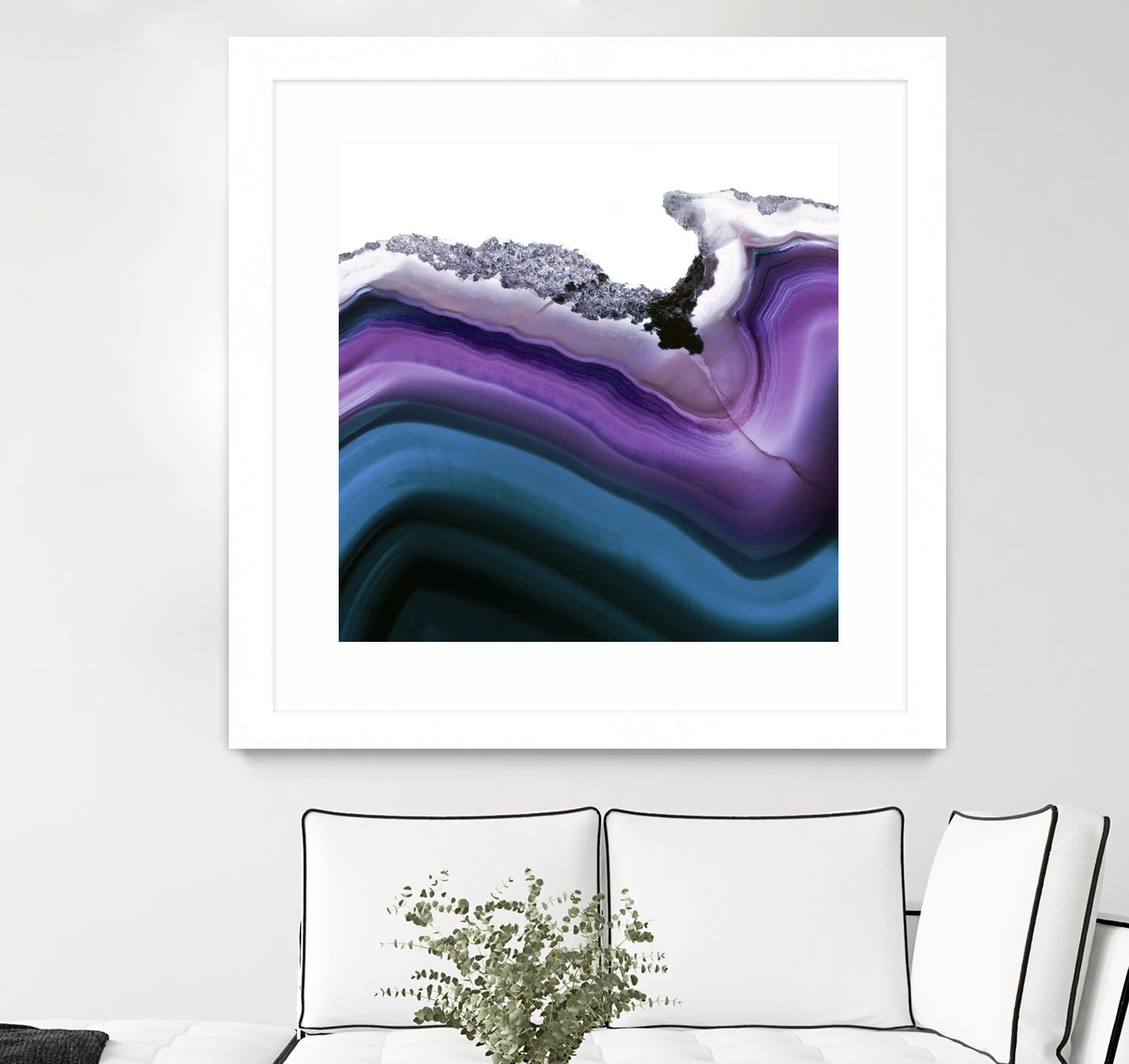 Aster Agate A by GI ArtLab on GIANT ART - blue abstract