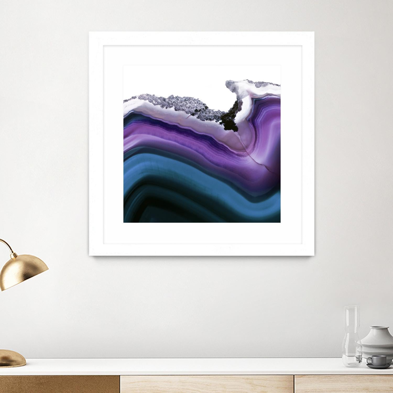 Aster Agate A by GI ArtLab on GIANT ART - blue abstract