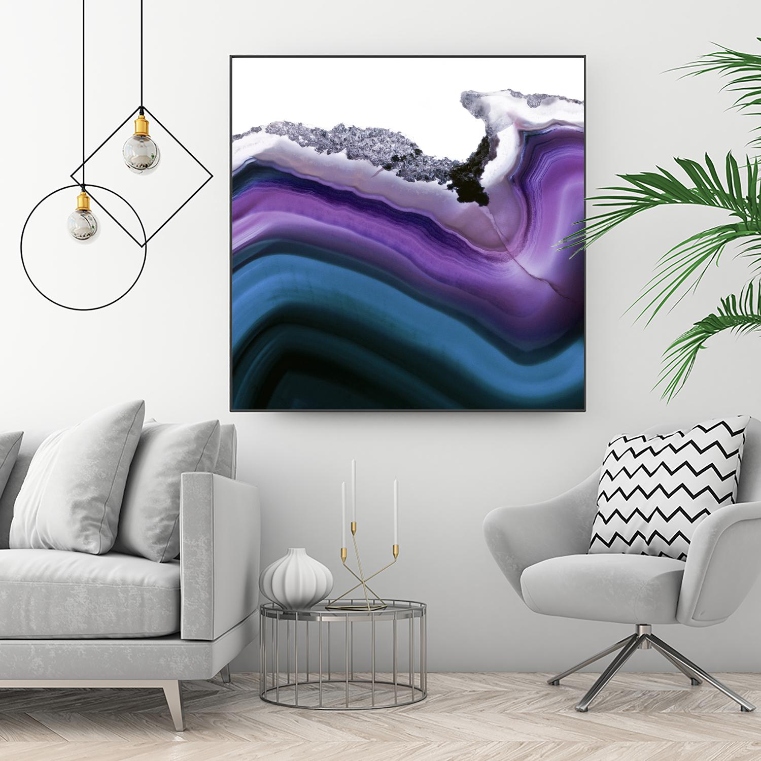 Aster Agate A by GI ArtLab on GIANT ART - blue abstract