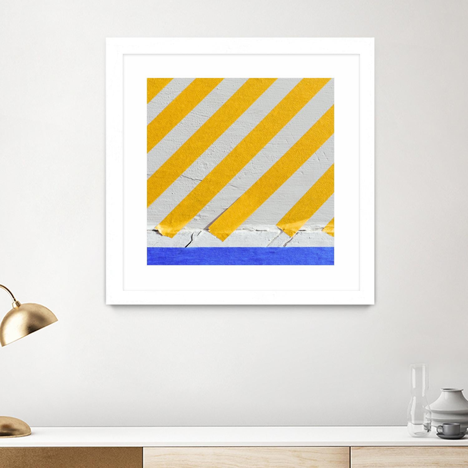 Colorwe Tape by Acer Images on GIANT ART - blue abstract