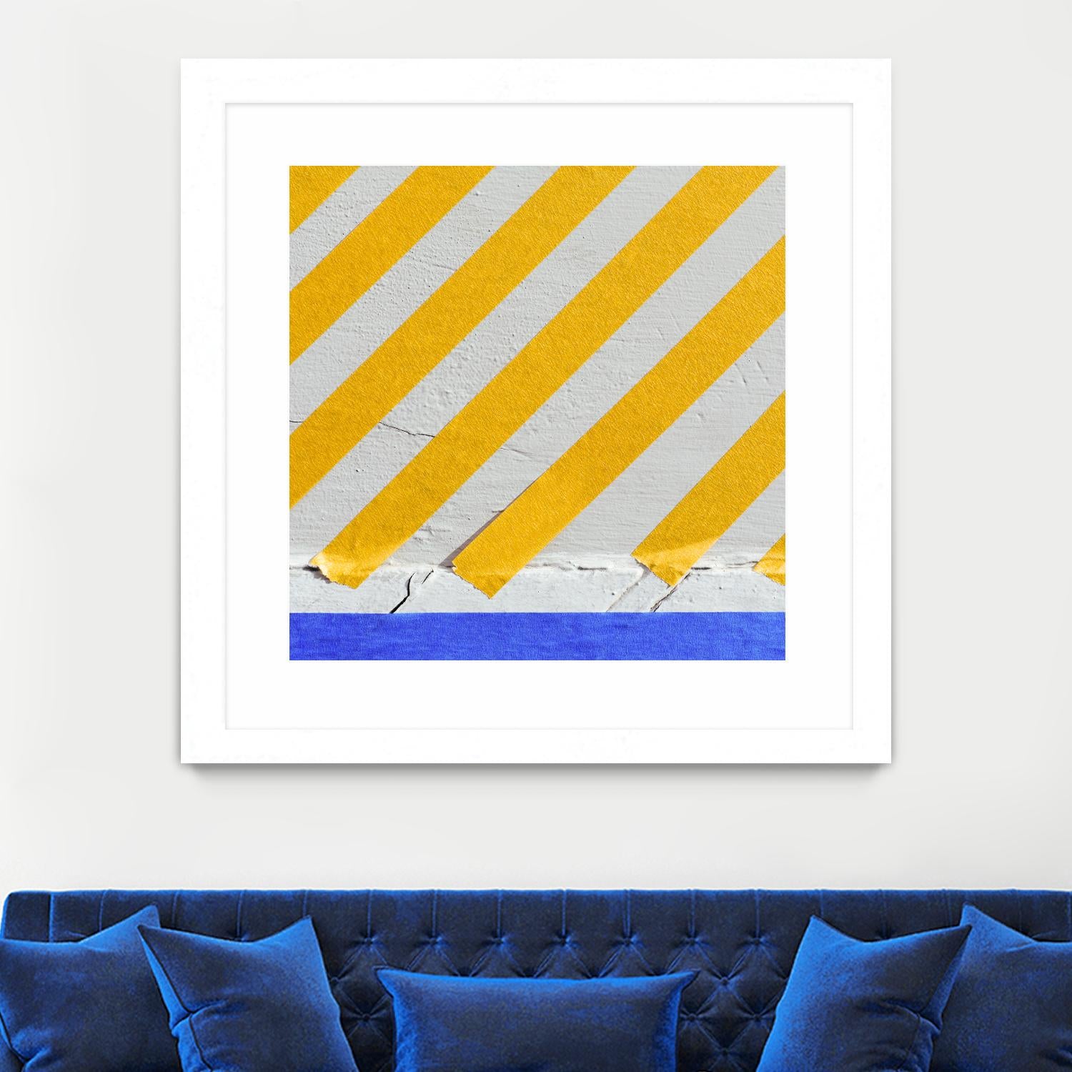 Colorwe Tape by Acer Images on GIANT ART - blue abstract