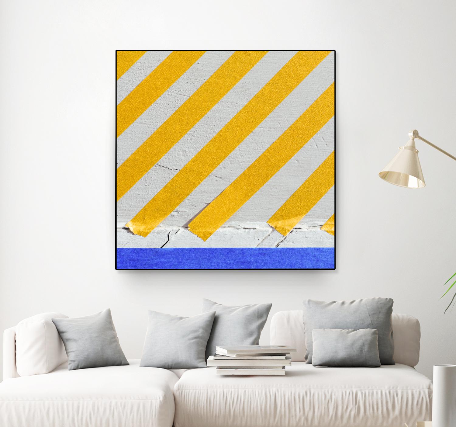 Colorwe Tape by Acer Images on GIANT ART - blue abstract