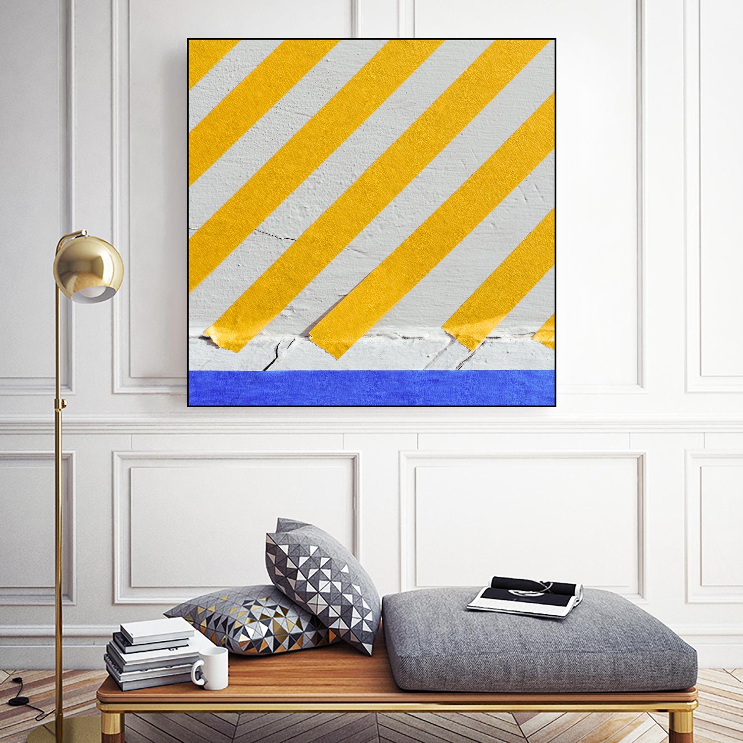 Colorwe Tape by Acer Images on GIANT ART - blue abstract