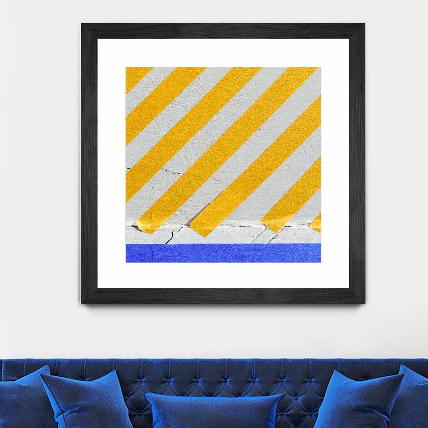 Colorwe Tape by Acer Images on GIANT ART - blue abstract