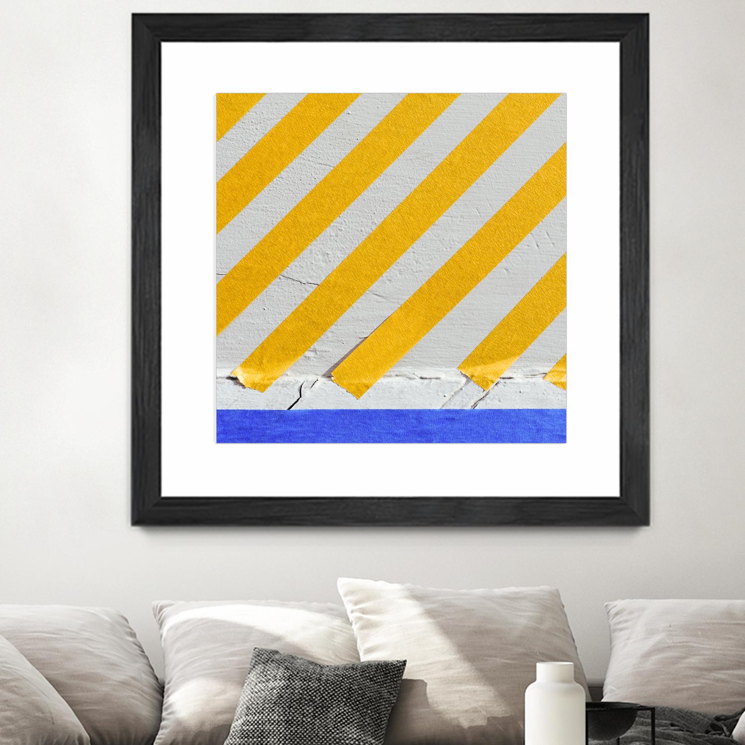 Colorwe Tape by Acer Images on GIANT ART - blue abstract