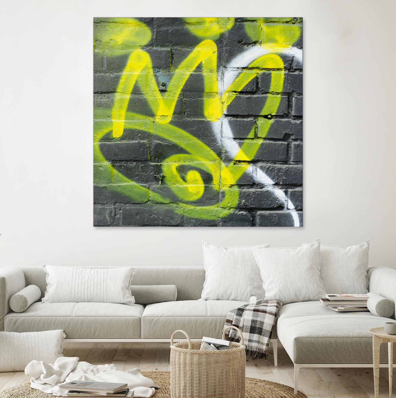 Graffiti Study 2 by Acer Images on GIANT ART - grey abstract