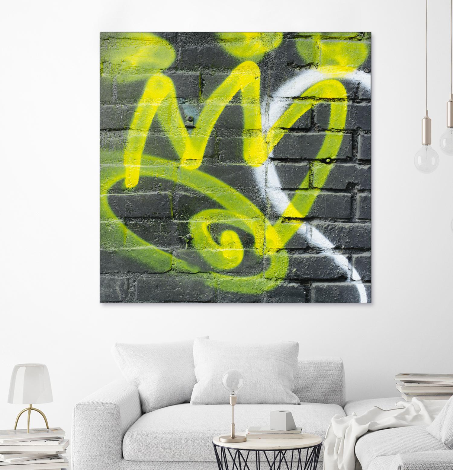 Graffiti Study 2 by Acer Images on GIANT ART - grey abstract