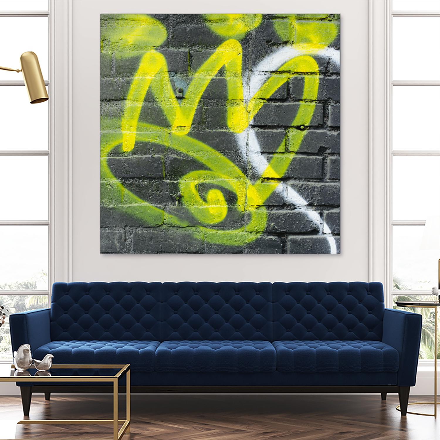 Graffiti Study 2 by Acer Images on GIANT ART - grey abstract