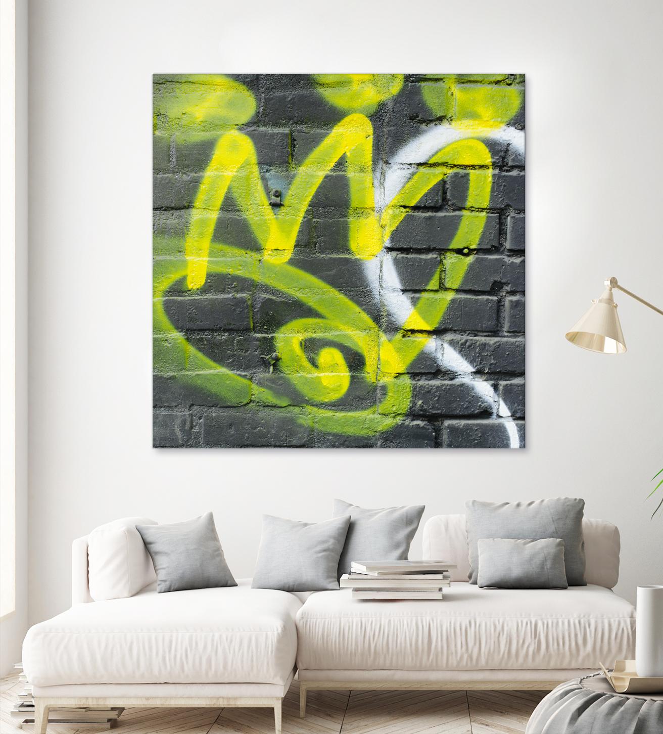 Graffiti Study 2 by Acer Images on GIANT ART - grey abstract
