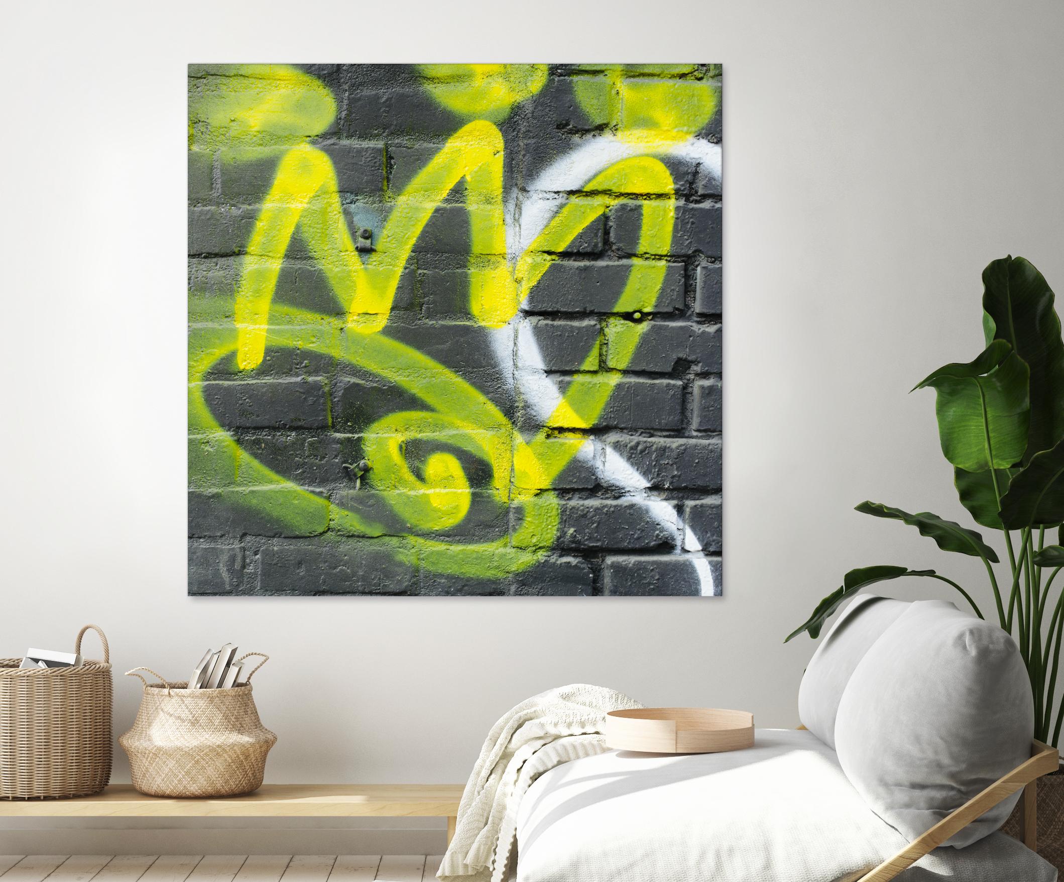 Graffiti Study 2 by Acer Images on GIANT ART - grey abstract