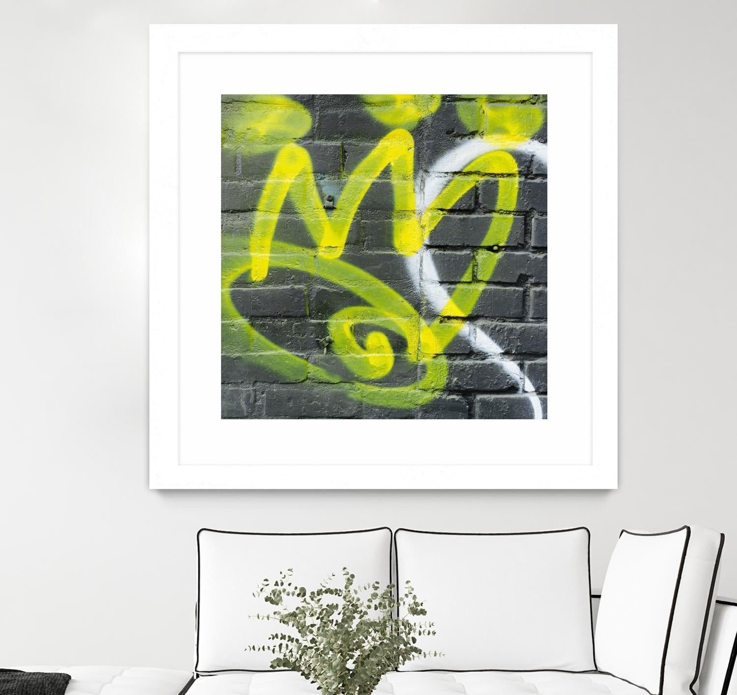 Graffiti Study 2 by Acer Images on GIANT ART - grey abstract