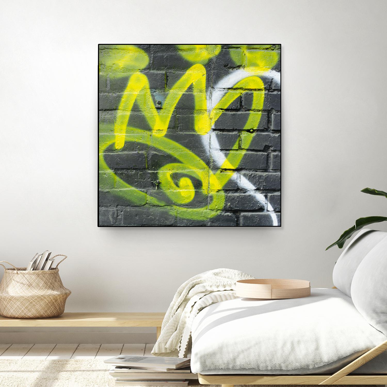 Graffiti Study 2 by Acer Images on GIANT ART - grey abstract