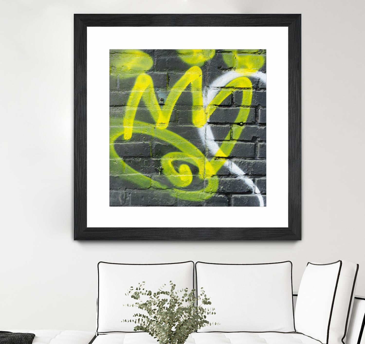 Graffiti Study 2 by Acer Images on GIANT ART - grey abstract