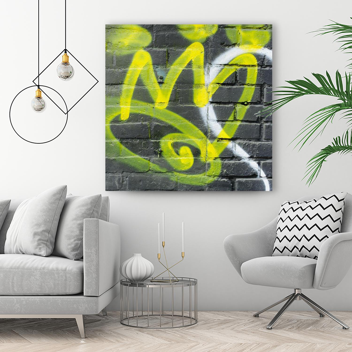 Graffiti Study 2 by Acer Images on GIANT ART - grey abstract