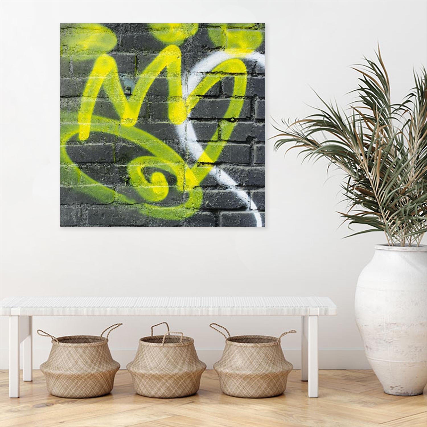 Graffiti Study 2 by Acer Images on GIANT ART - grey abstract
