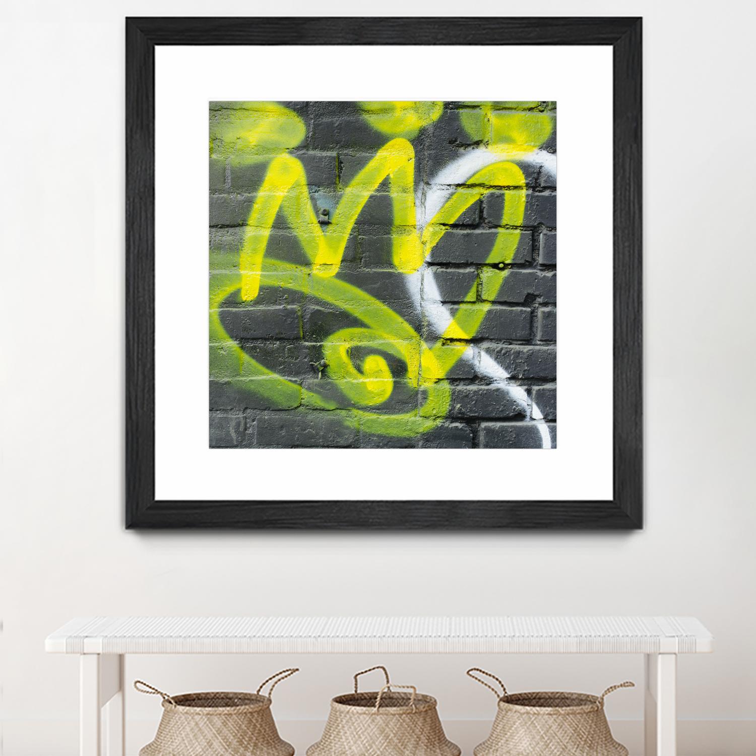 Graffiti Study 2 by Acer Images on GIANT ART - grey abstract
