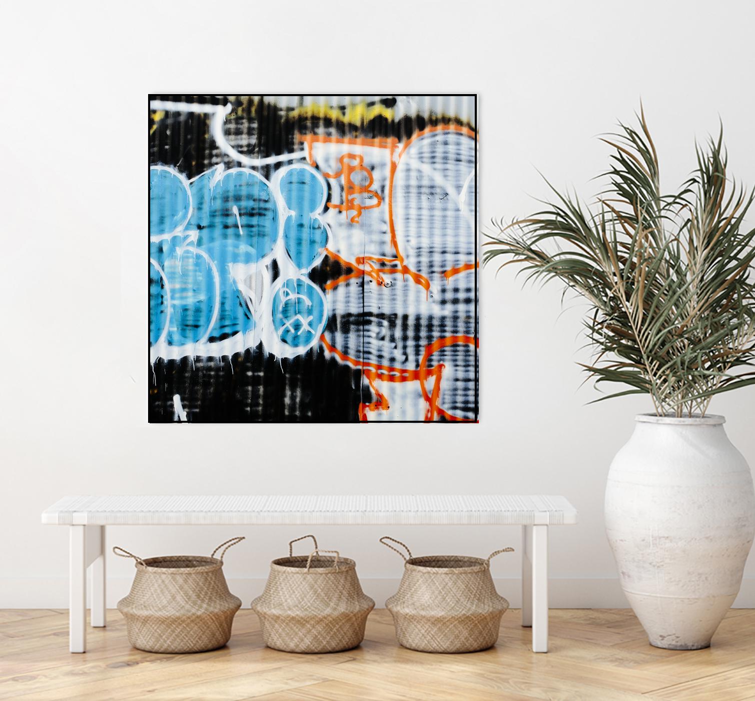 Graffiti Study 5 by Acer Images on GIANT ART - blue abstract