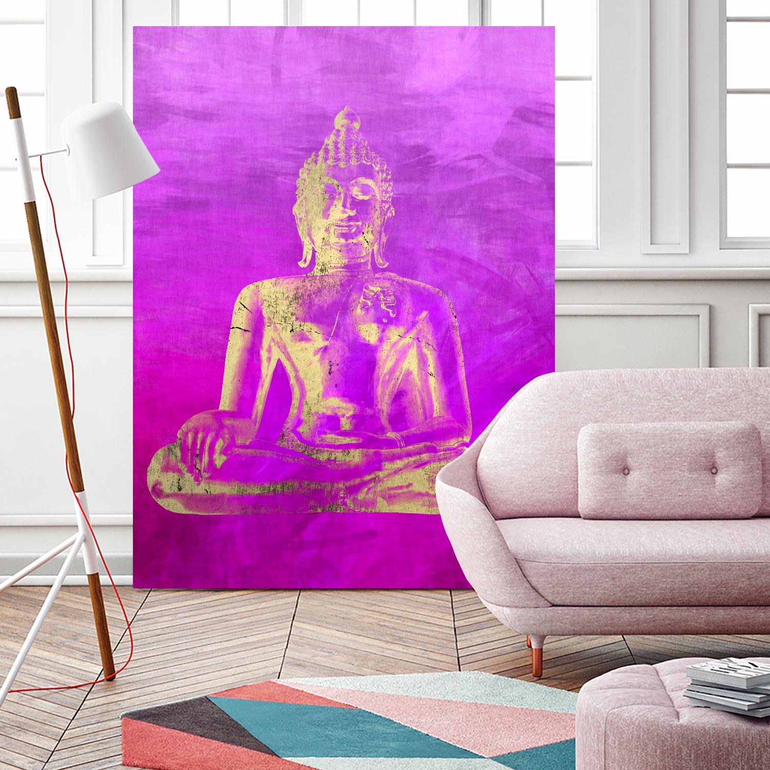 Buddha by GI ArtLab on GIANT ART - yellow oriental