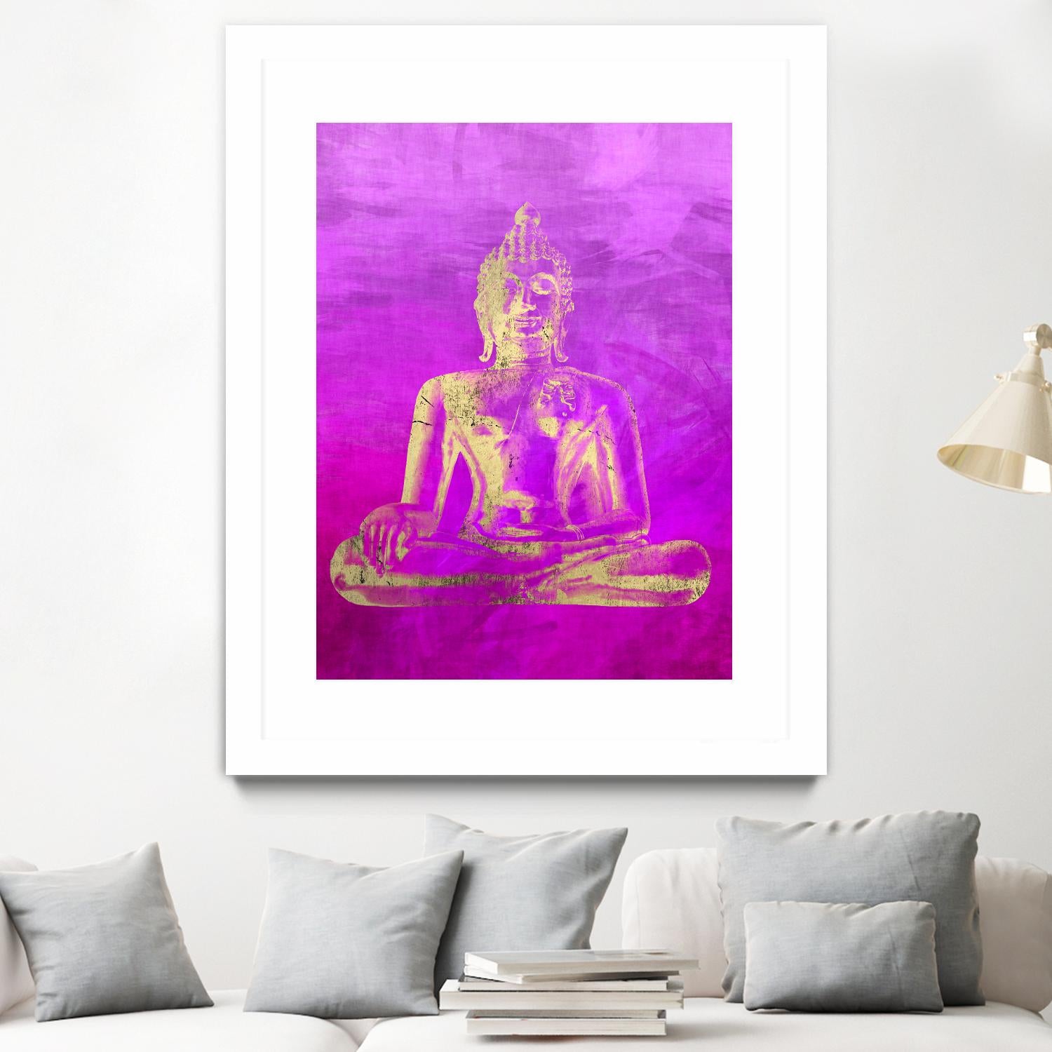 Buddha by GI ArtLab on GIANT ART - yellow oriental