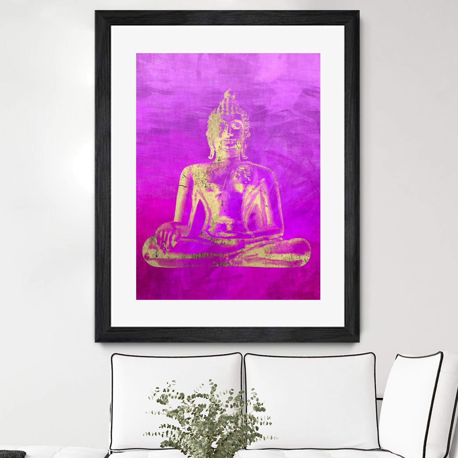 Buddha by GI ArtLab on GIANT ART - yellow oriental