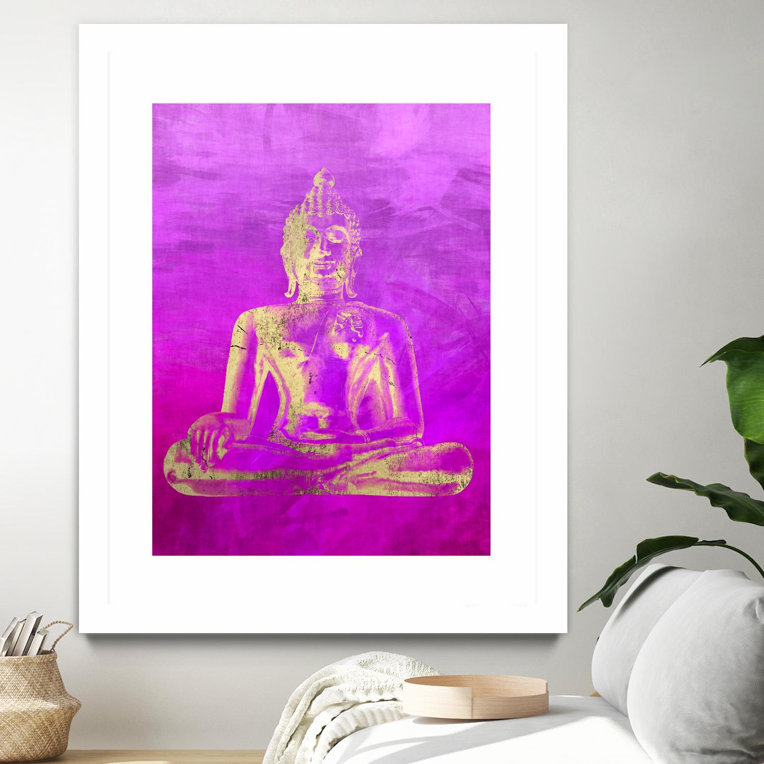 Buddha by GI ArtLab on GIANT ART - yellow oriental