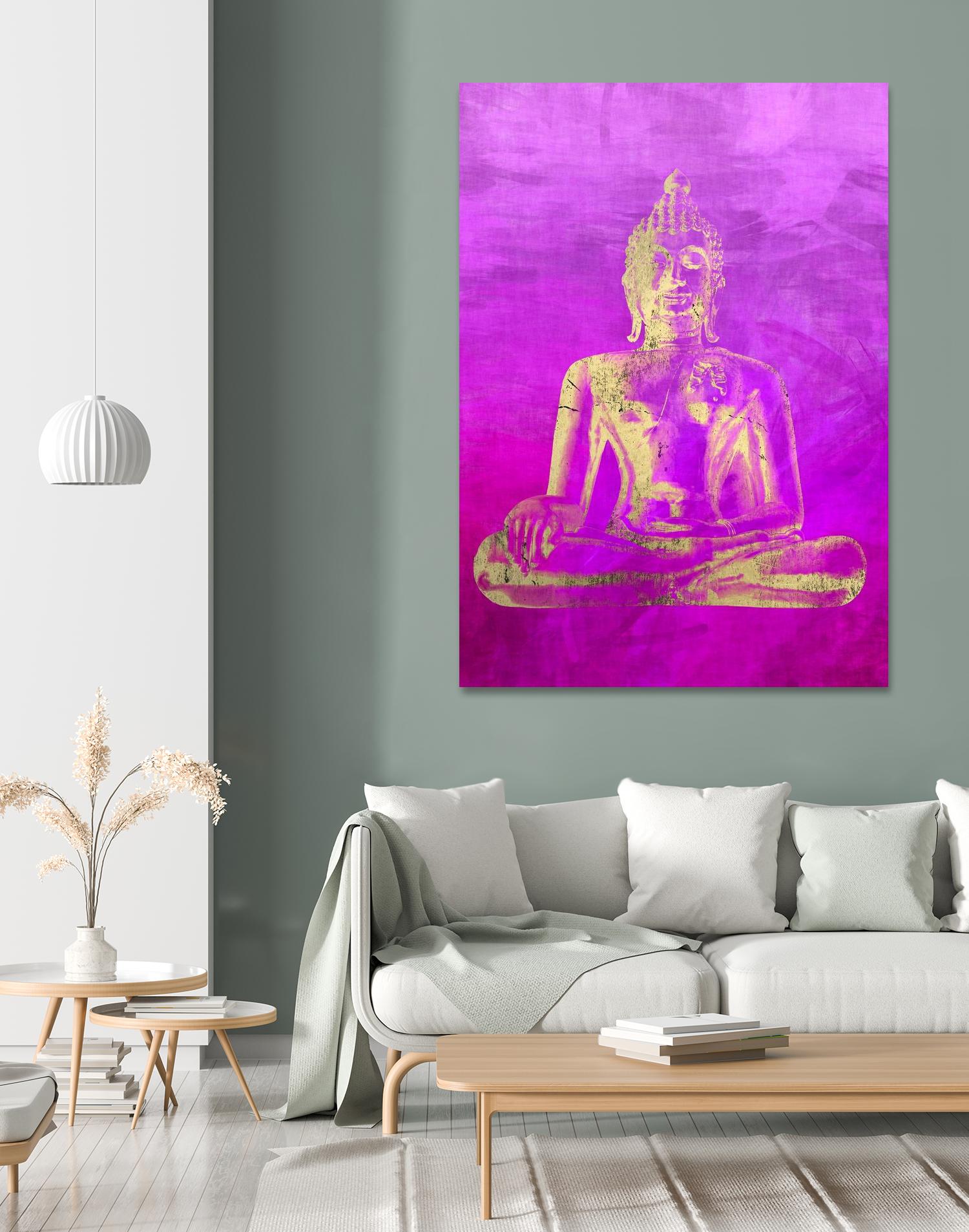 Buddha by GI ArtLab on GIANT ART - yellow oriental