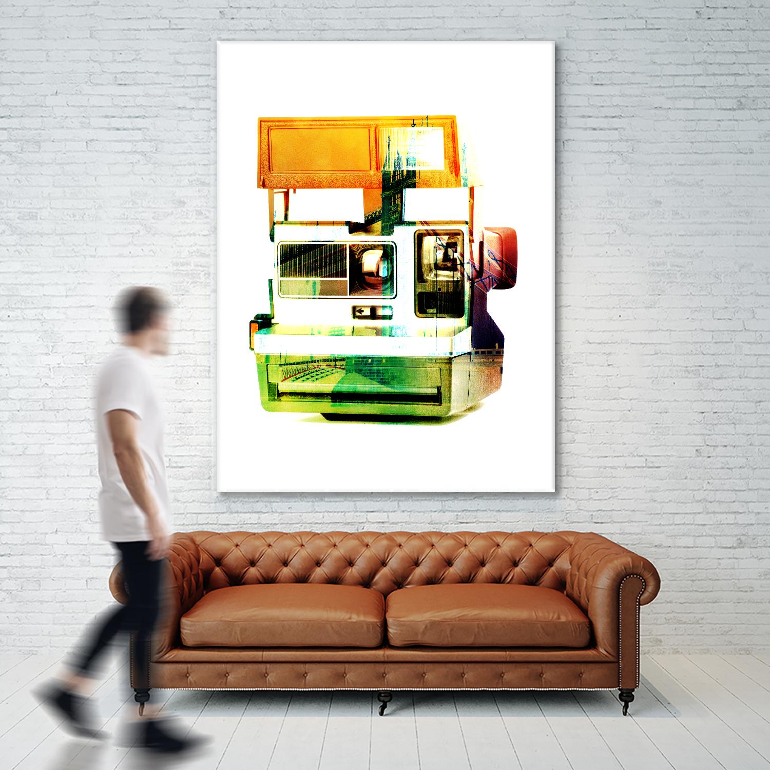 Instant London by GI ArtLab on GIANT ART - white pop art - alternative