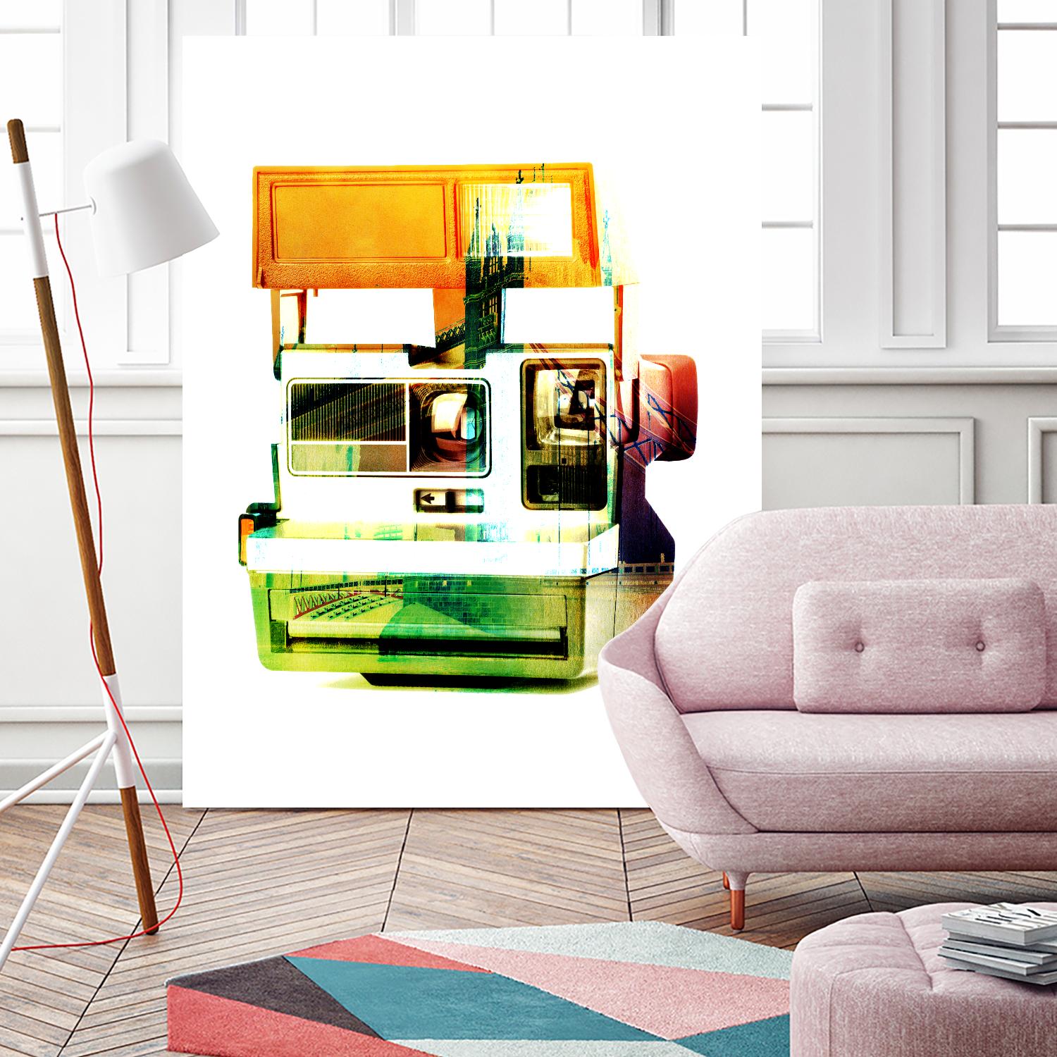 Instant London by GI ArtLab on GIANT ART - white pop art - alternative