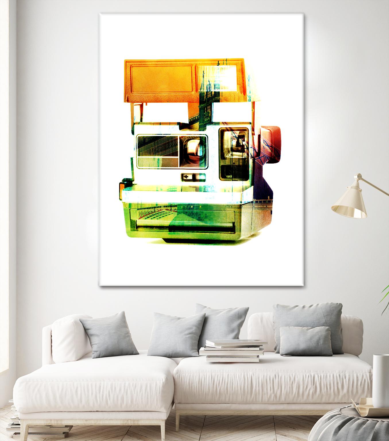 Instant London by GI ArtLab on GIANT ART - white pop art - alternative