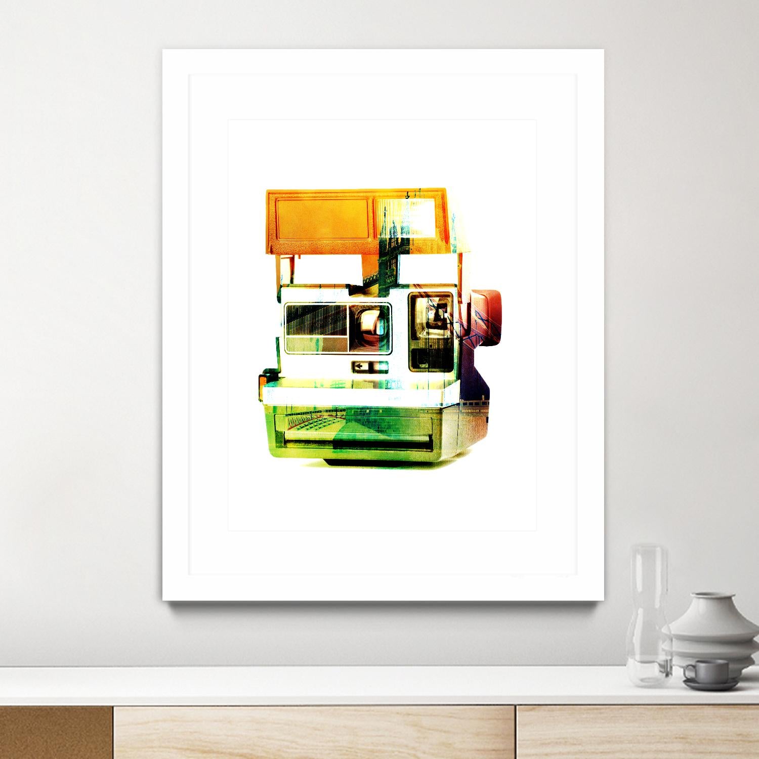 Instant London by GI ArtLab on GIANT ART - white pop art - alternative