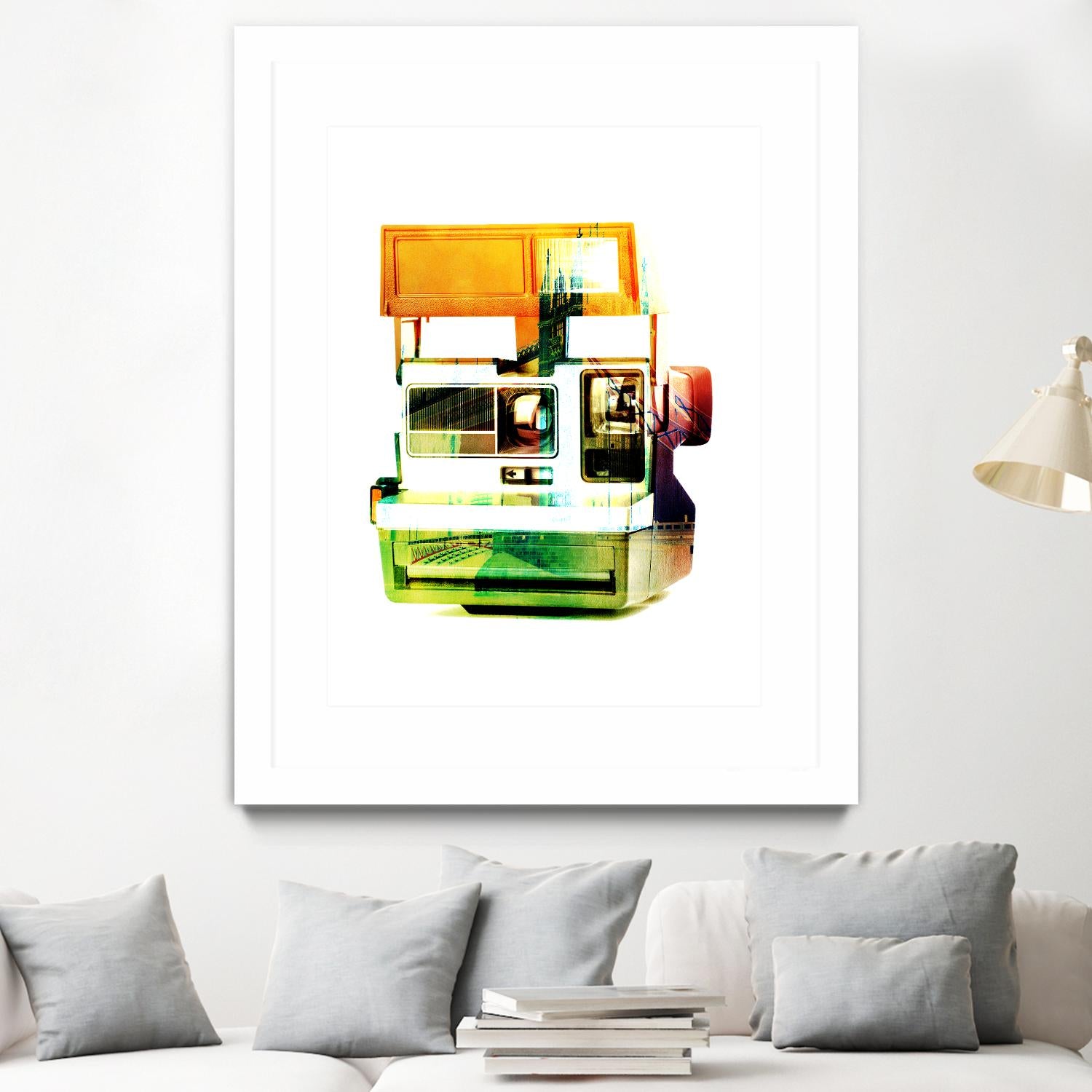 Instant London by GI ArtLab on GIANT ART - white pop art - alternative