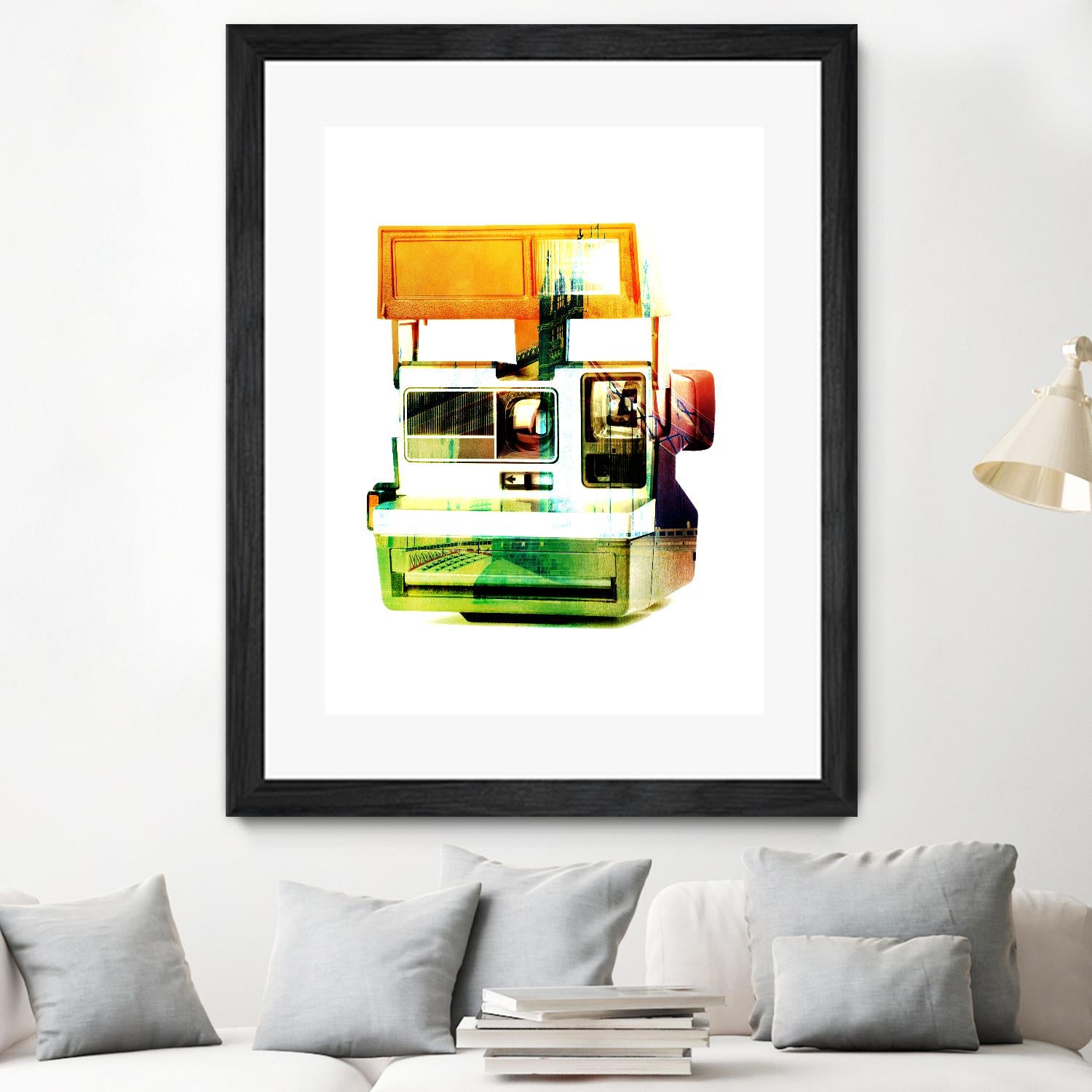 Instant London by GI ArtLab on GIANT ART - white pop art - alternative