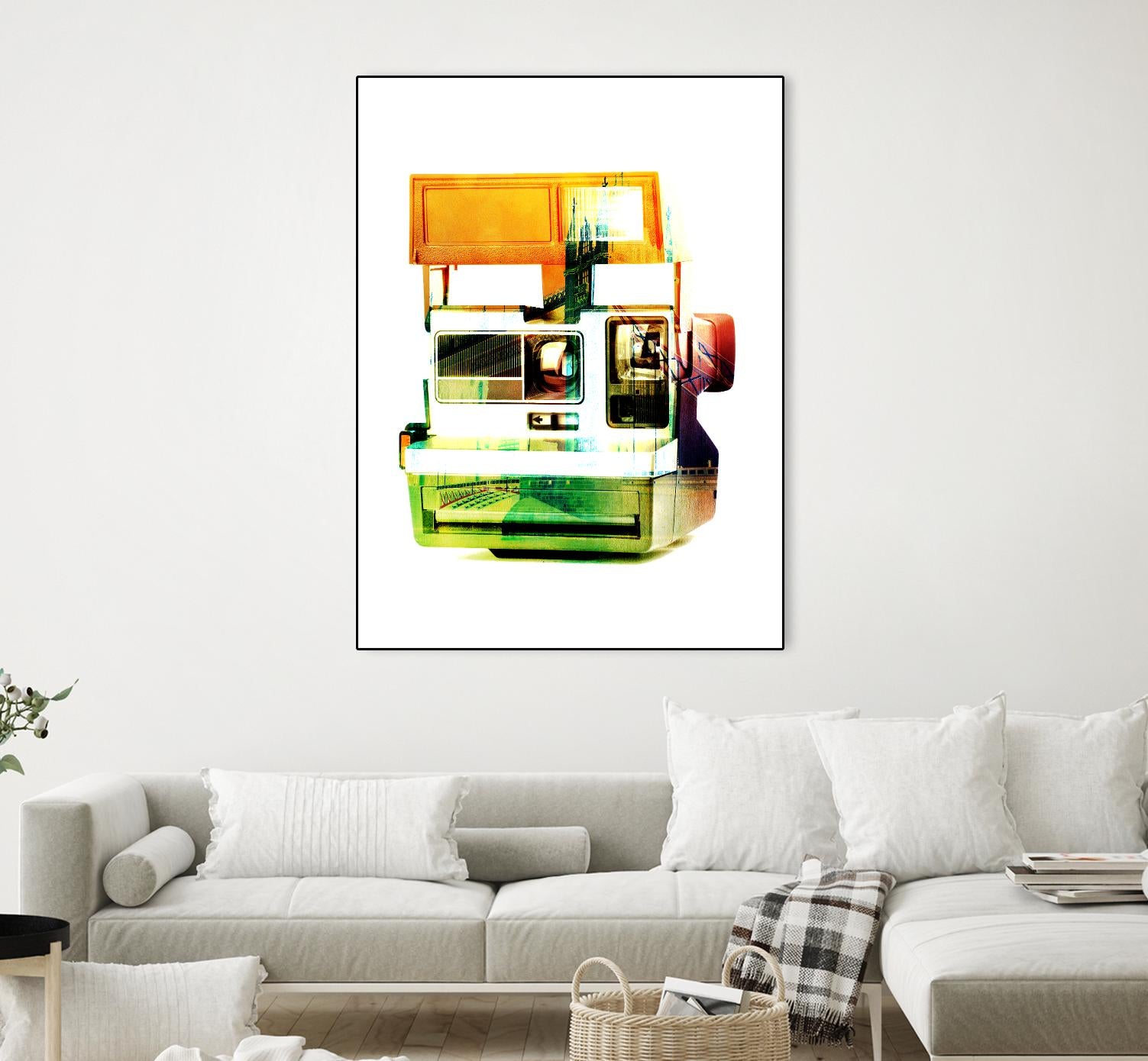 Instant London by GI ArtLab on GIANT ART - white pop art - alternative