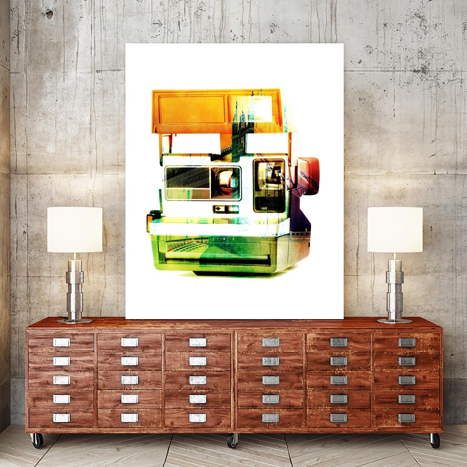 Instant London by GI ArtLab on GIANT ART - white pop art - alternative