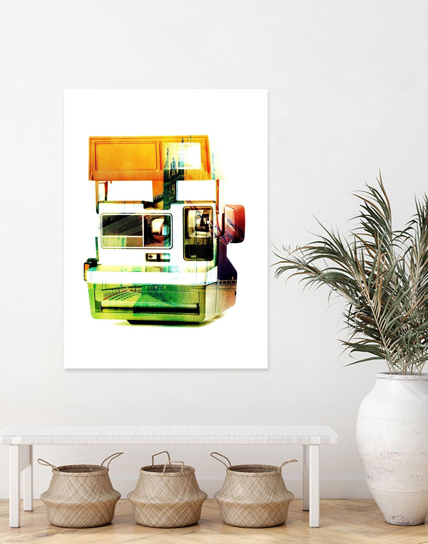 Instant London by GI ArtLab on GIANT ART - white pop art - alternative