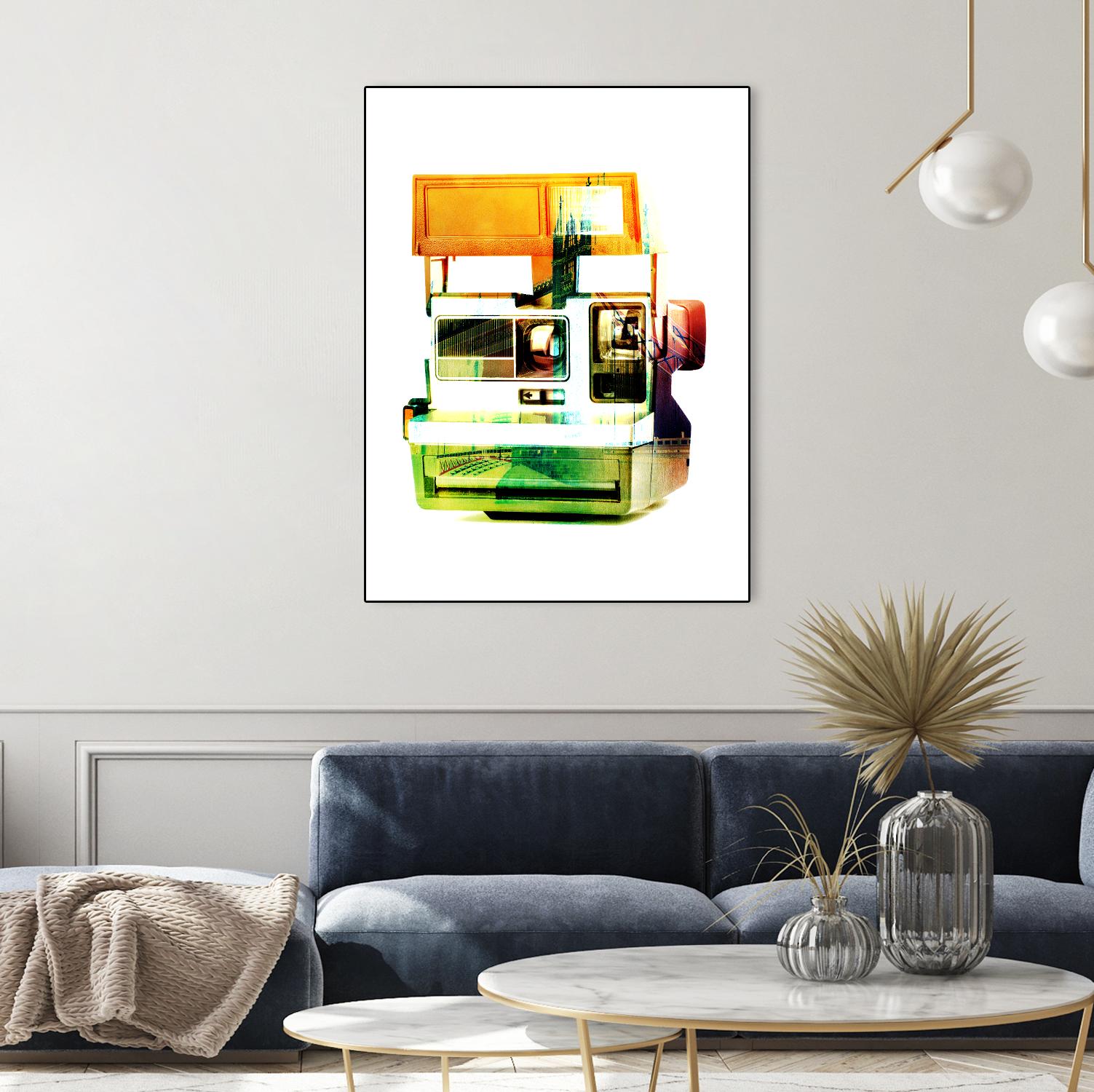 Instant London by GI ArtLab on GIANT ART - white pop art - alternative