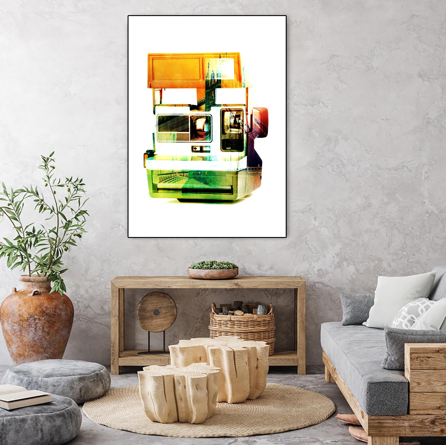 Instant London by GI ArtLab on GIANT ART - white pop art - alternative