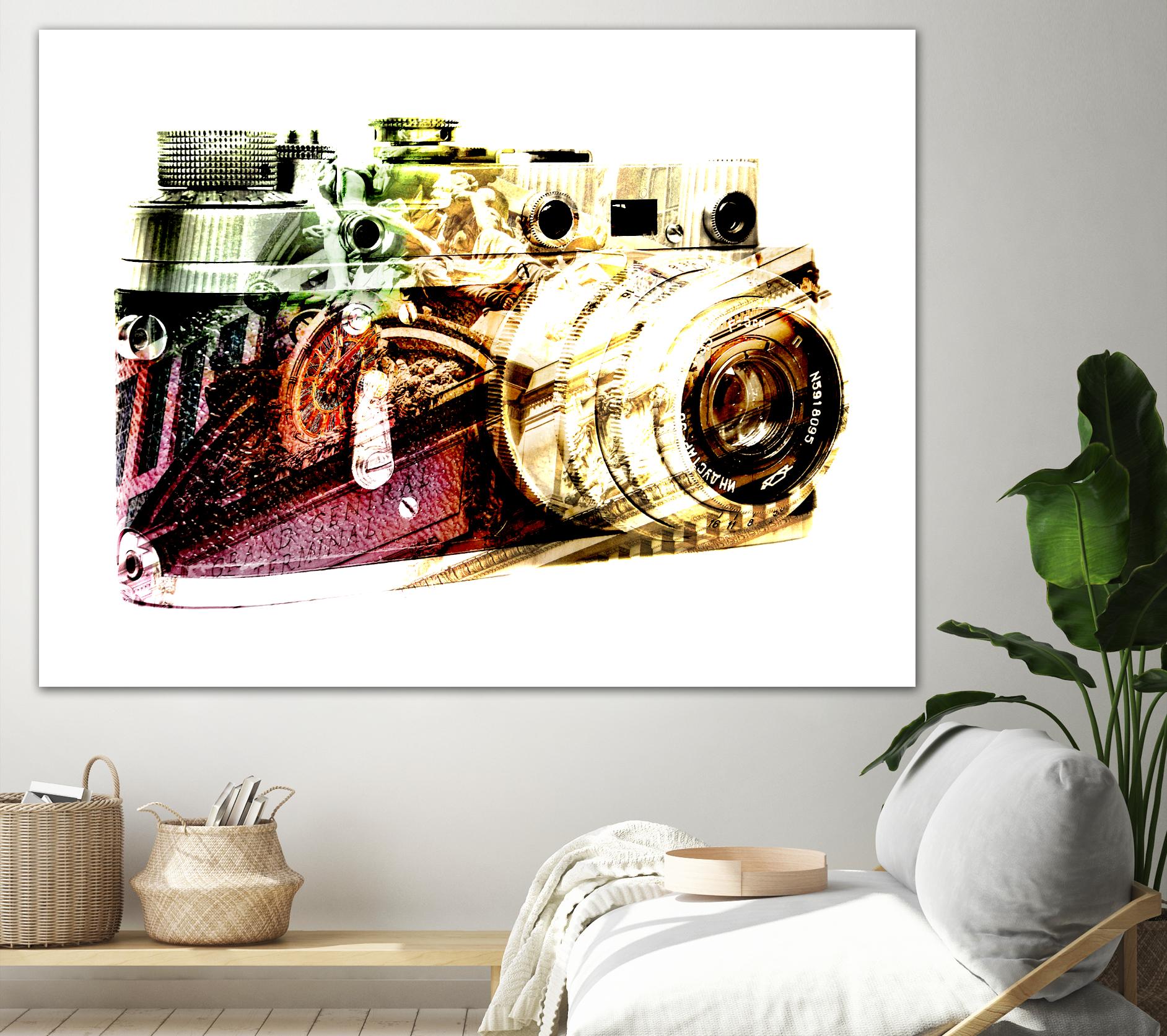 Grand Central Snapshot by GI ArtLab on GIANT ART - yellow pop art - alternative