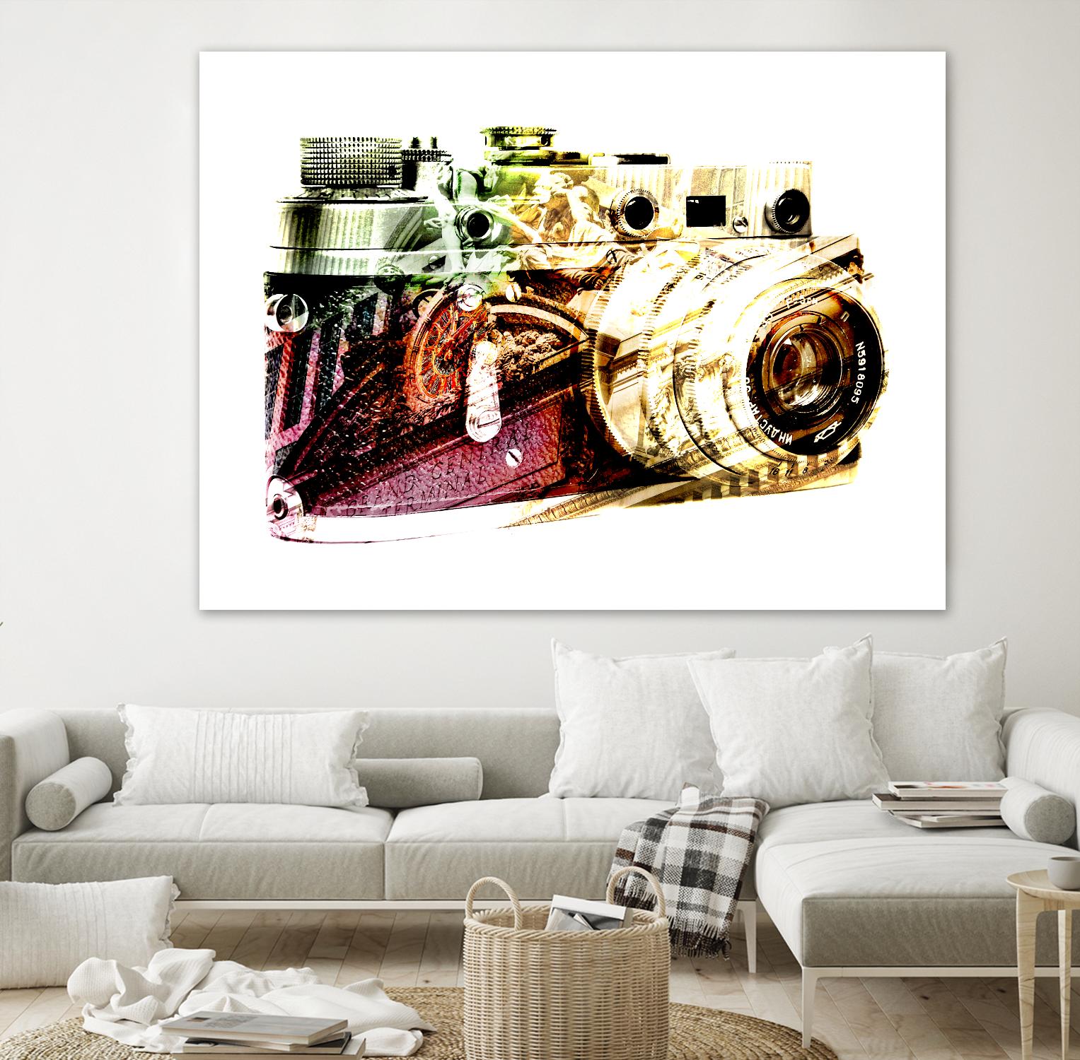 Grand Central Snapshot by GI ArtLab on GIANT ART - yellow pop art - alternative