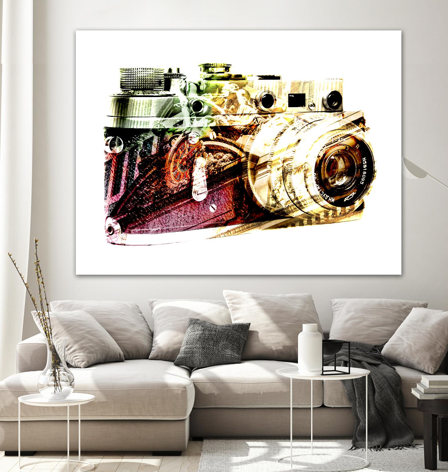 Grand Central Snapshot by GI ArtLab on GIANT ART - yellow pop art - alternative