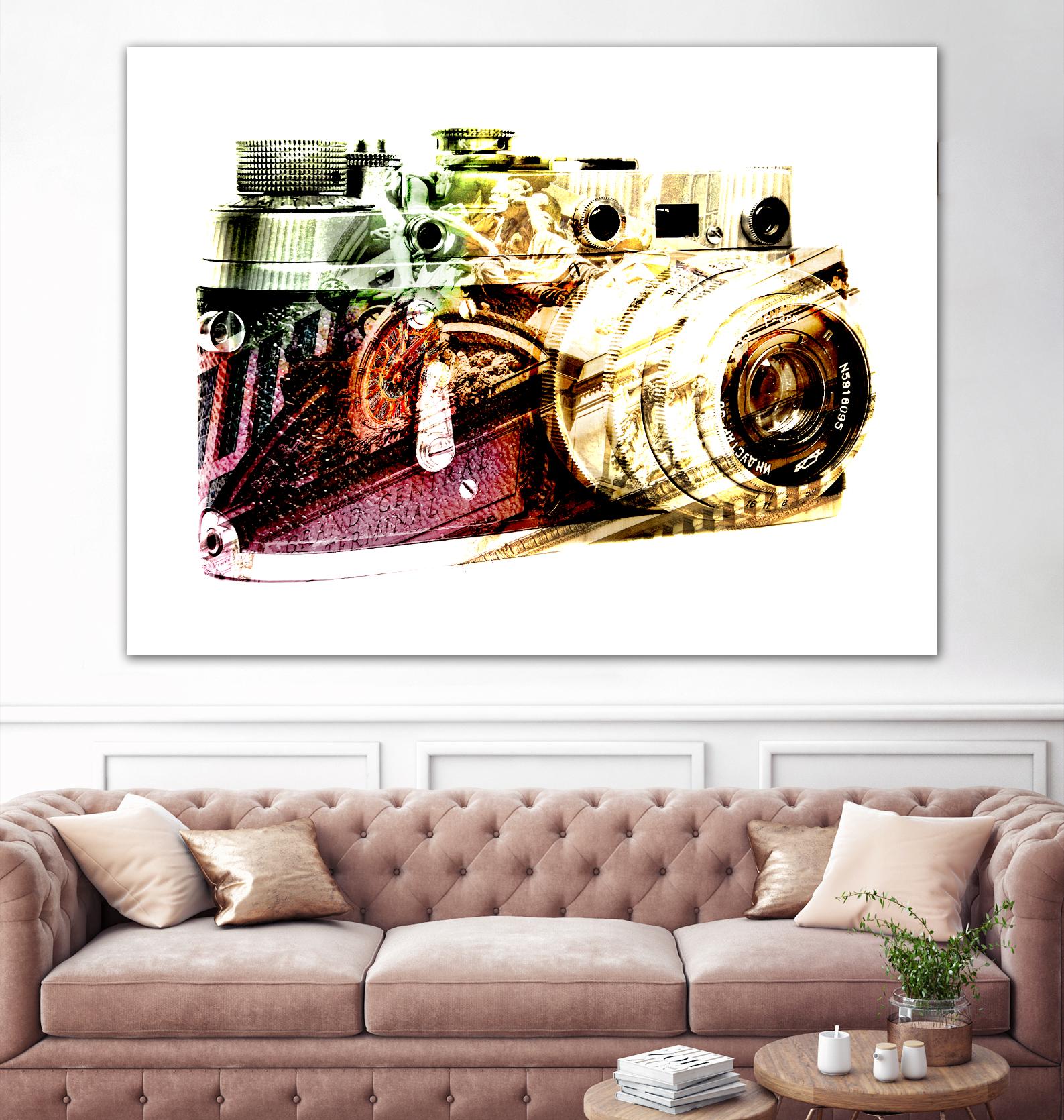 Grand Central Snapshot by GI ArtLab on GIANT ART - yellow pop art - alternative