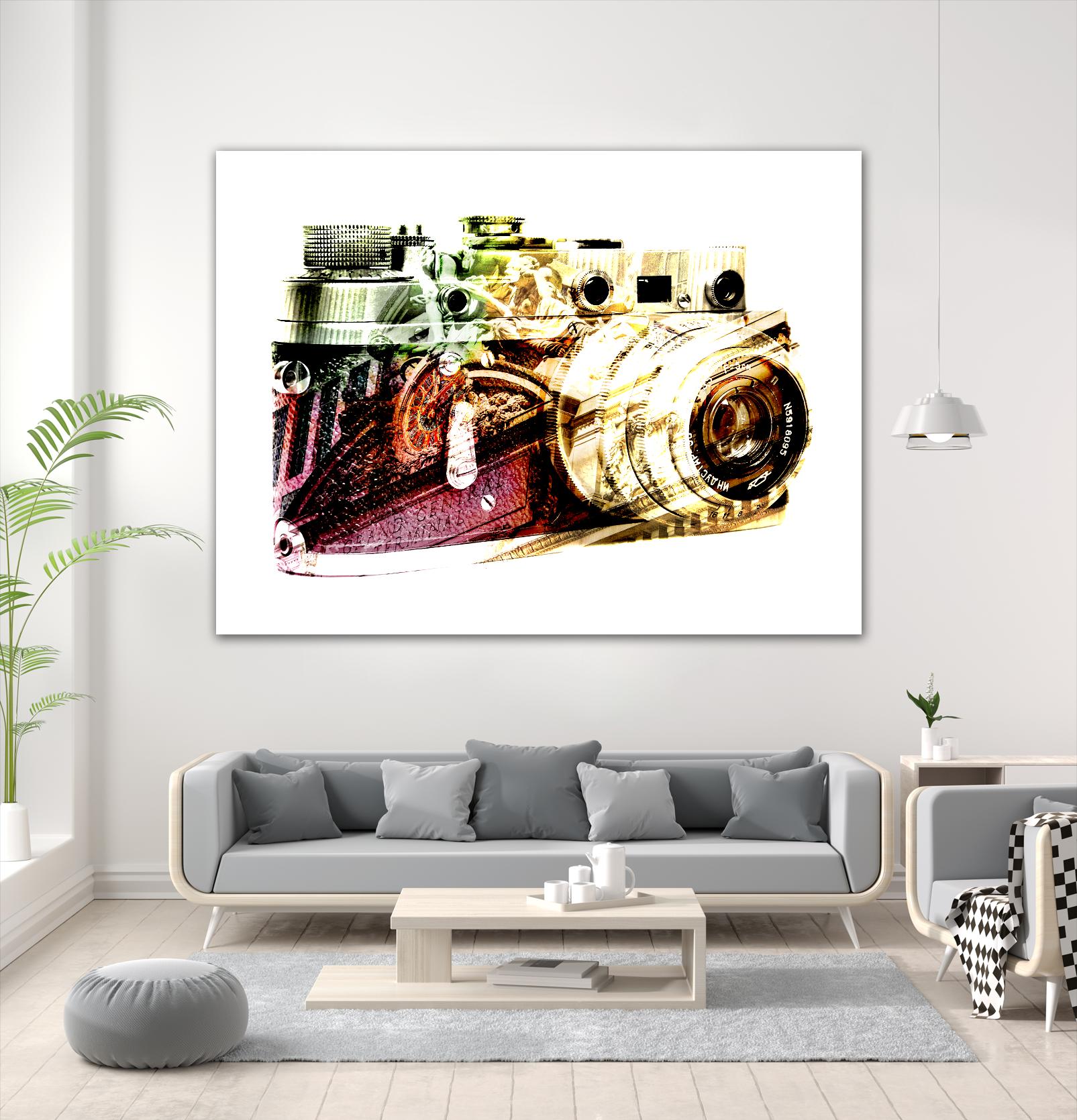 Grand Central Snapshot by GI ArtLab on GIANT ART - yellow pop art - alternative