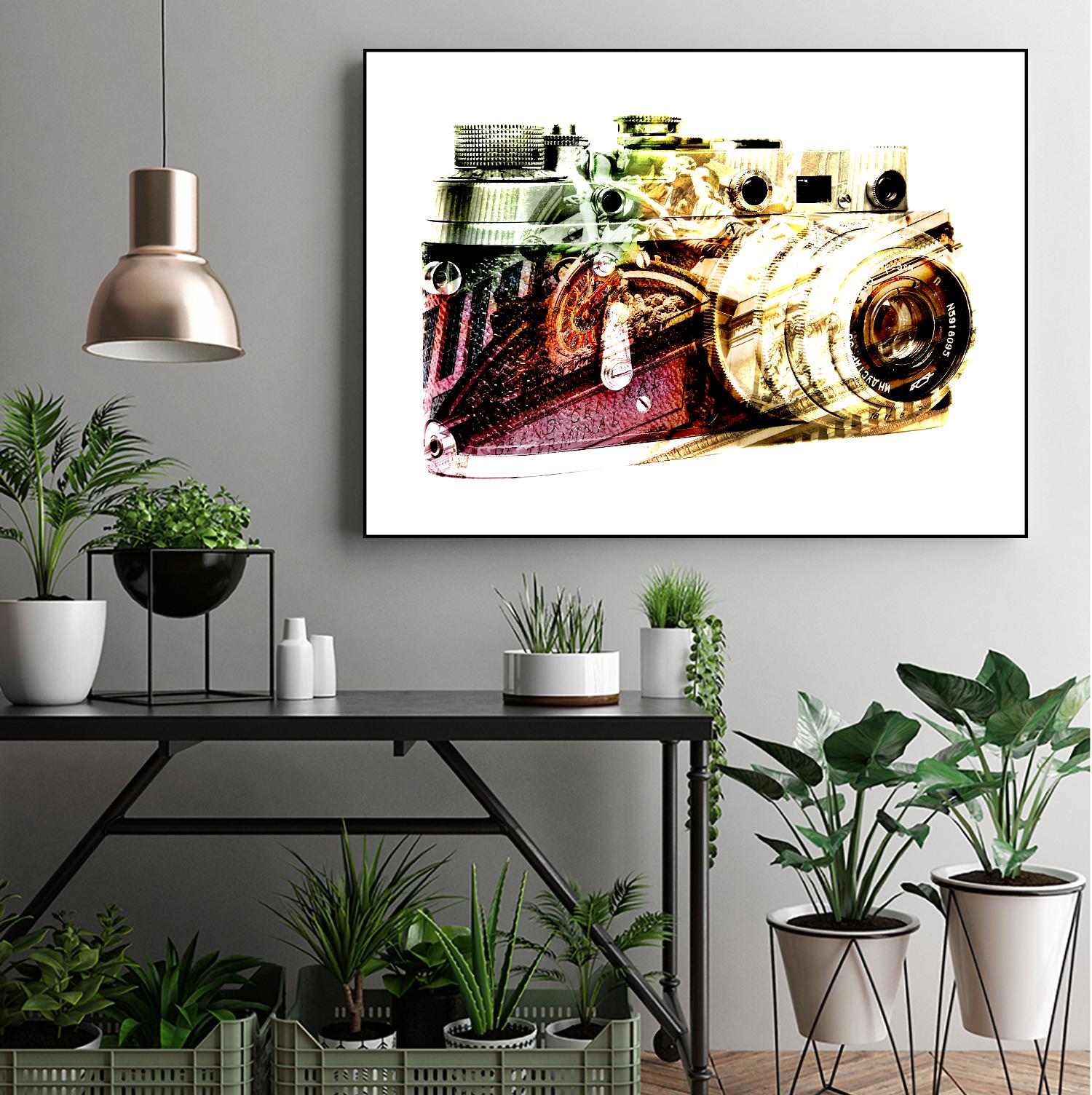 Grand Central Snapshot by GI ArtLab on GIANT ART - yellow pop art - alternative