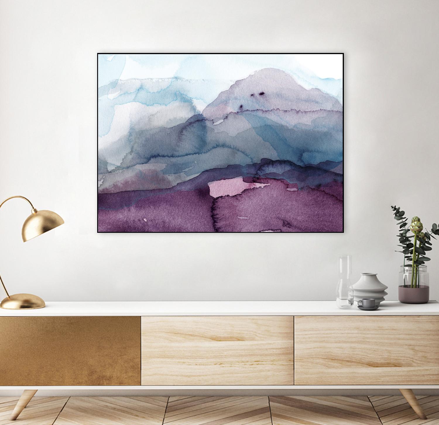 Water Landscape by GI ArtLab on GIANT ART - grey abstract