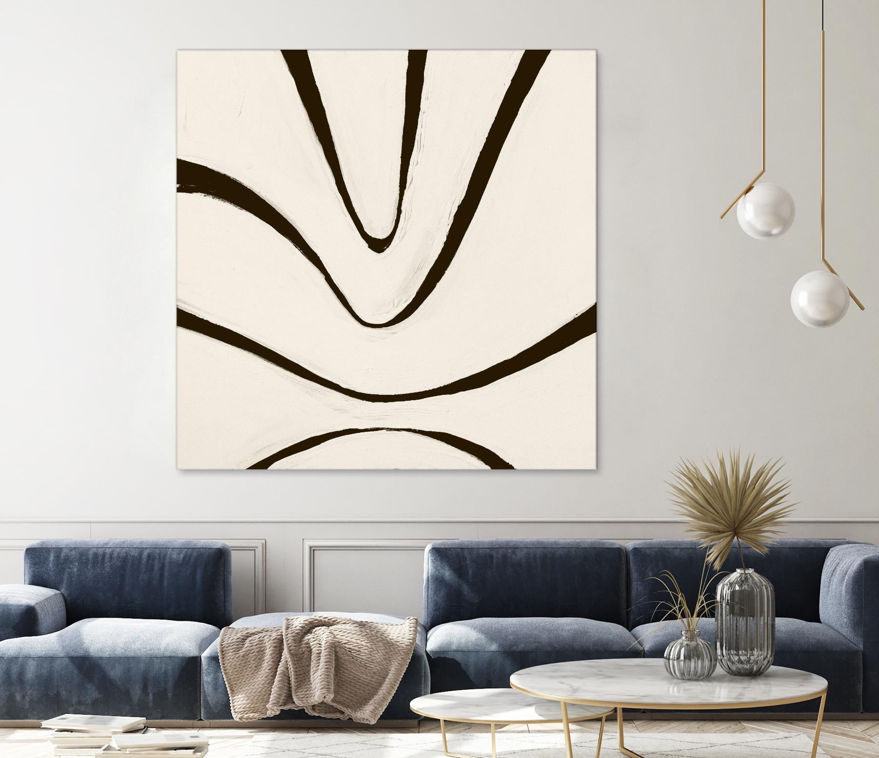Sepia B by Franka Palek on GIANT ART - beige abstract