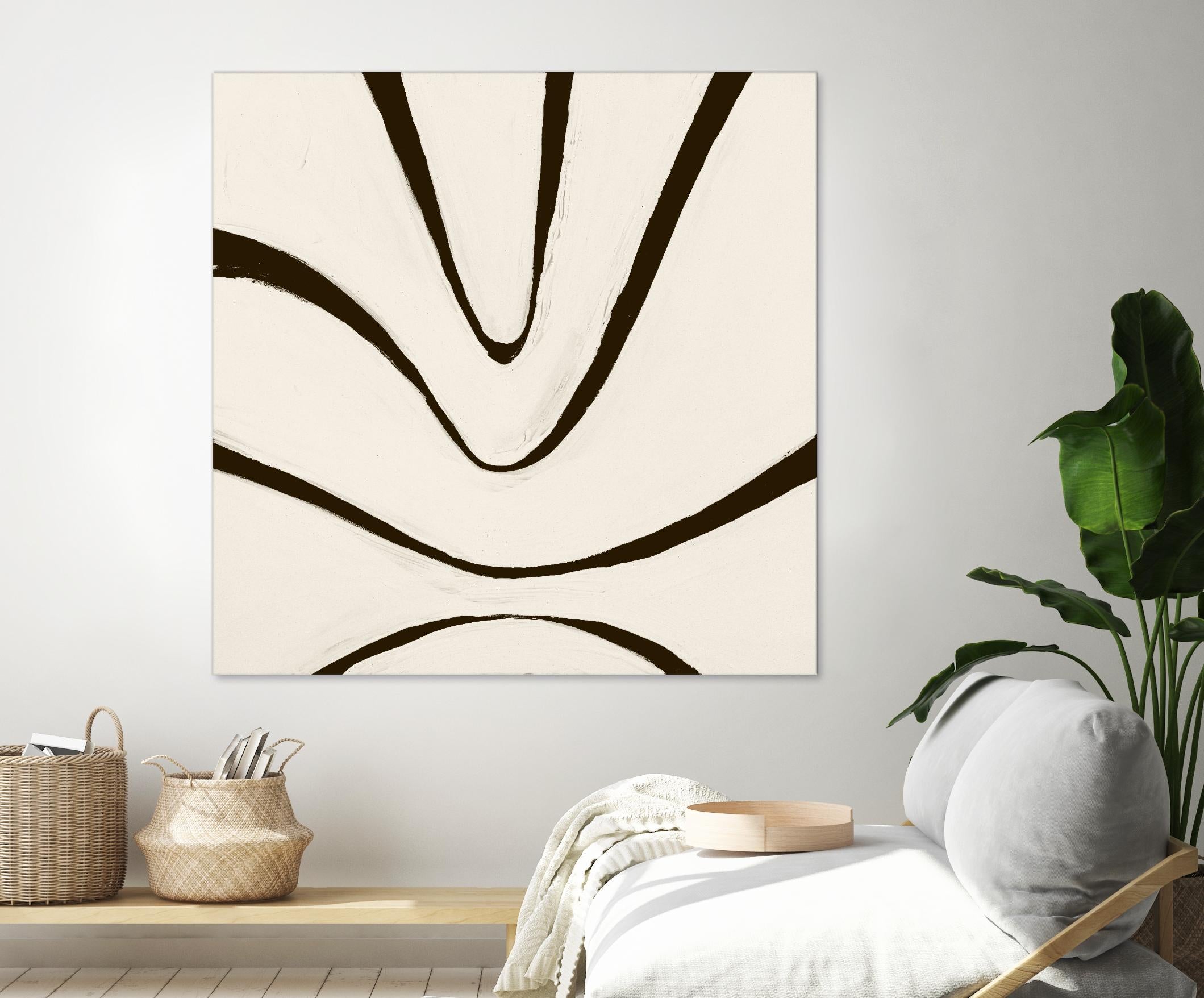 Sepia B by Franka Palek on GIANT ART - beige abstract