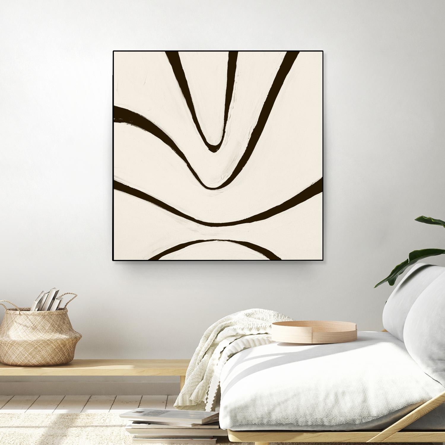 Sepia B by Franka Palek on GIANT ART - beige abstract