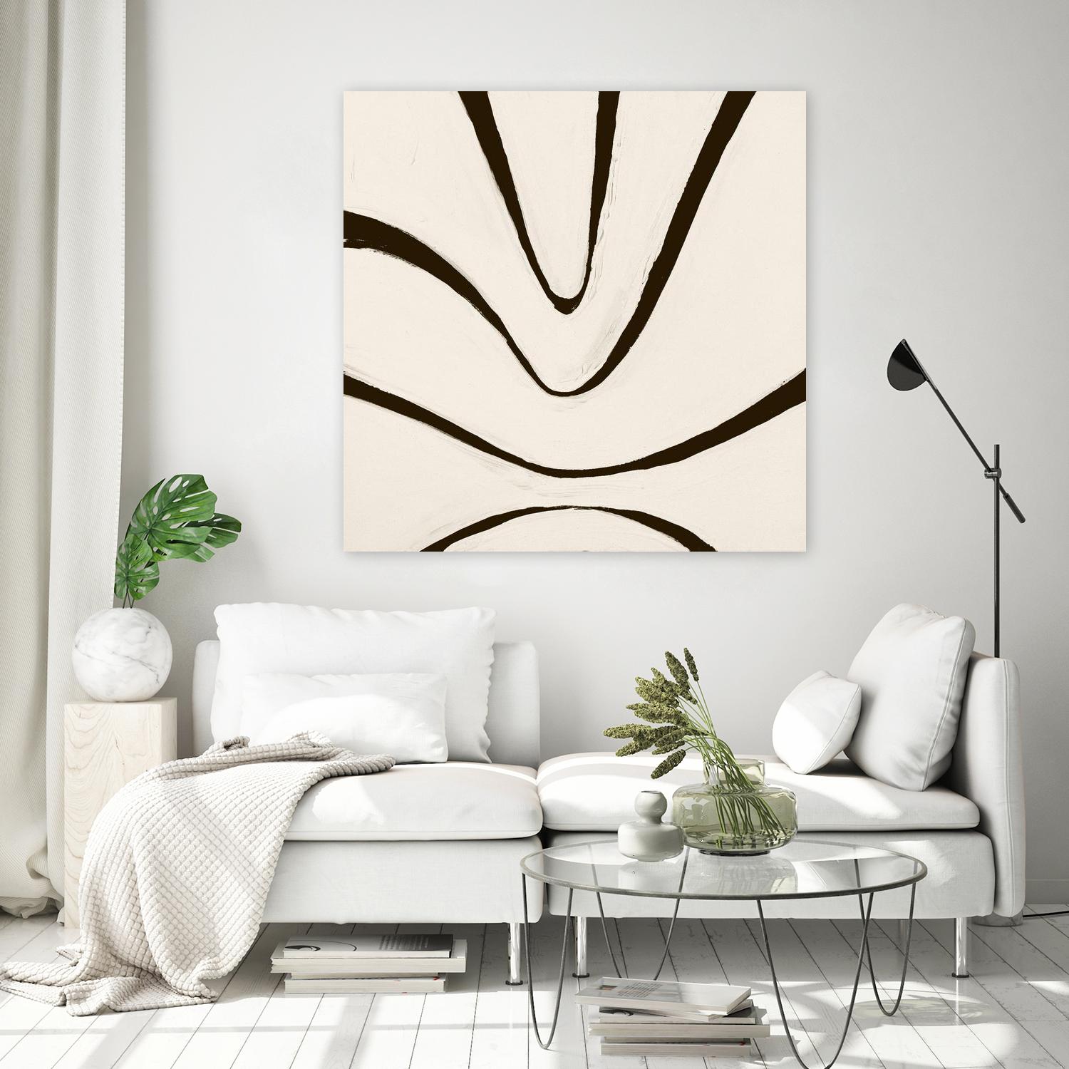 Sepia B by Franka Palek on GIANT ART - beige abstract