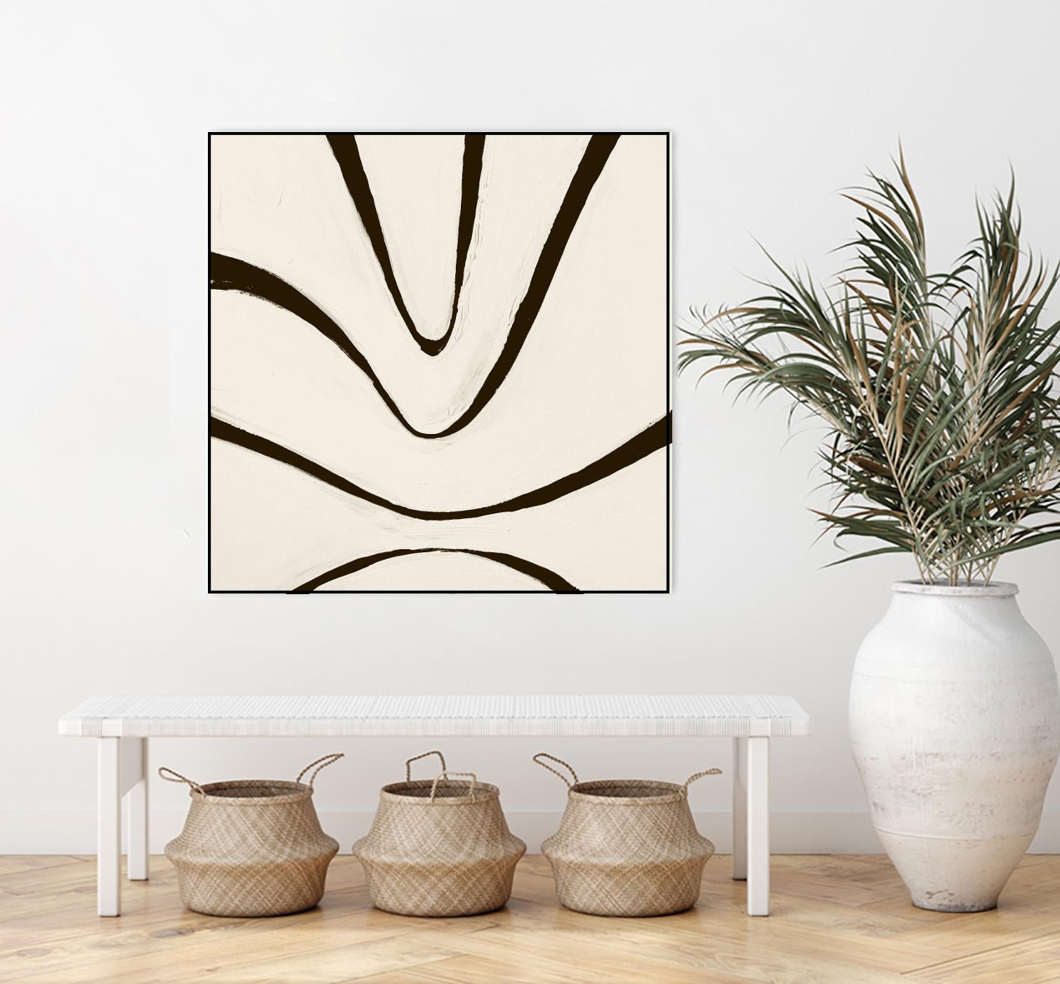 Sepia B by Franka Palek on GIANT ART - beige abstract
